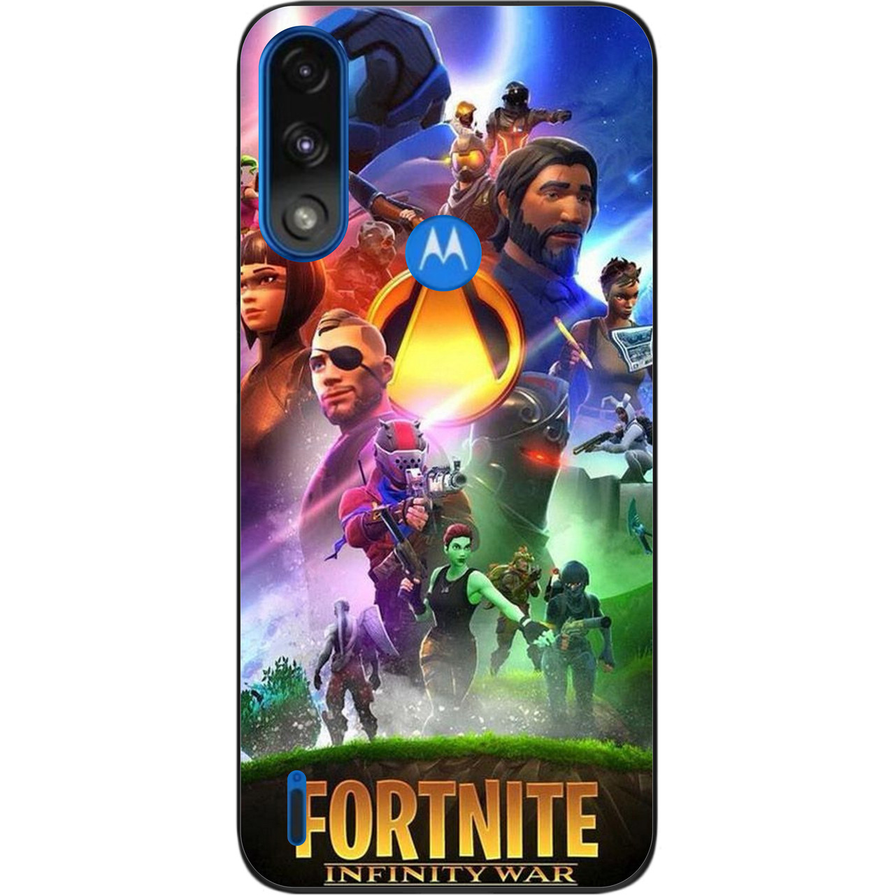 Силіконовий чохол Case для Motorola Moto E7i Power з картинкою Фортнайт