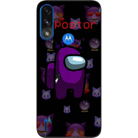 Силіконовий чохол Case для Motorola Moto E7i Power з картинкою Among Us Impostor, фото 1