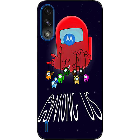 Силіконовий чохол Case для Motorola Moto E7i Power з картинкою Among Us Маріонетки, фото 1
