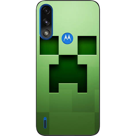 Силіконовий чохол Case для Motorola Moto E7i Power з картинкою Кріпер, фото 1