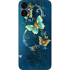 Чохол силіконовий Case для Tecno Camon 19 Neo (CH6i) з картинкою Красиві метелики