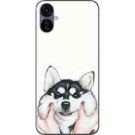 Бампер силіконовий Case для Tecno Camon 19 Neo (CH6i) з малюнком Хаскі