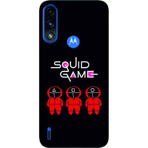 Силіконовий чохол Case для Motorola Moto E7i Power з картинкою Гра в кальмара, фото 1