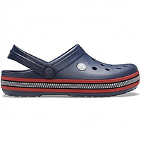 Crocs Crocband ZIPPER BANG Navy, Кроксы Крокбенд темно синие мужские женские унисекс оригинал + коробка