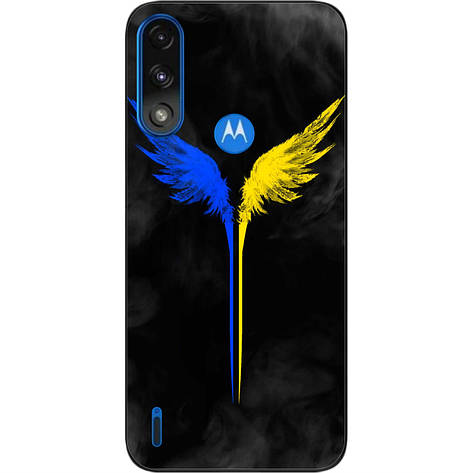 Силіконовий чохол Case для Motorola Moto E7i Power з картинкою Крила, фото 1