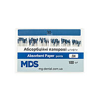 Бумажные штифты стоматологические MDS кон. 04 30