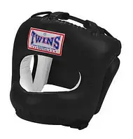 Боксерский кожаный шлем TWINS HGL-10