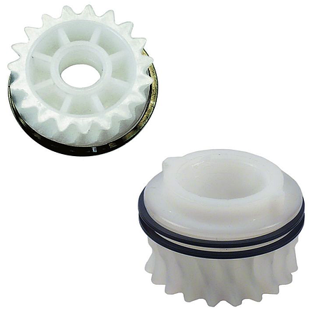 Шестерні передня й задня пластикові для тісторозкатки GAM, IGF, FAMA та ін. (RSR43/RSR36), фото 1