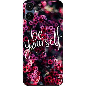 Силіконовий чохол Case для Tecno Camon 19 Neo (CH6i) з картинкою Будь собою