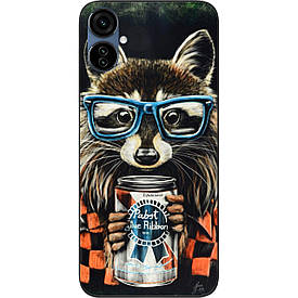 Силіконовий чохол Case для Tecno Camon 19 Neo (CH6i) з картинкою Єнот
