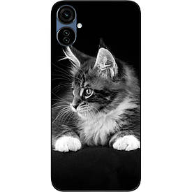 Силіконовий чохол Case для Tecno Camon 19 Neo (CH6i) з картинкою Кошеня