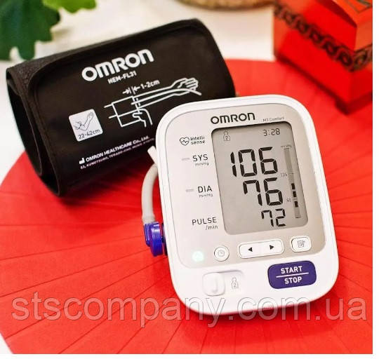 Тонометр Omron M3 Comfort (HEM-7134-ALRU) + адаптер й мяка манжета OMRON 22-42см