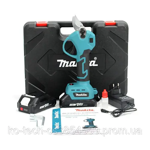 Аккумуляторный секатор Makita DUP 270 (24V, 5A), АКБ секатор Макита (ID ...