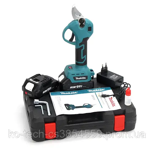 Аккумуляторный секатор Makita DUP 270 (24V, 5A), АКБ секатор Макита (ID ...