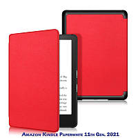 Чехол-книга BeCover Smart для Amazon Kindle Paperwhite 11th Gen. 2021 Red (707207) Sava Family