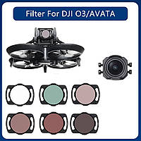 Набор фильтров 6шт UV CPL ND8 ND16 ND32 ND64 для DJI Avata и O3 Air Unit