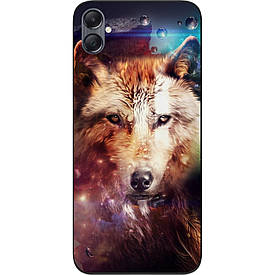 Чохол силіконовий Case для Samsung Galaxy A05 з картинкою Космічний вовк