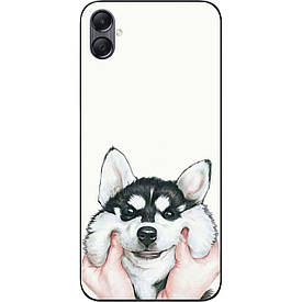 Бампер силіконовий Case для Samsung Galaxy A05 з малюнком Хаскі