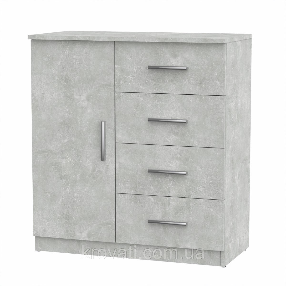 Комод  Компаніт 4+1А, Ательє світлий