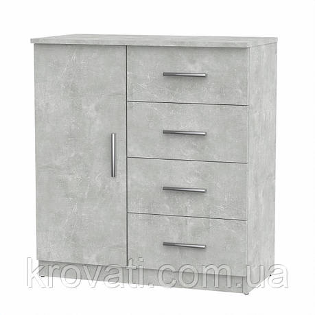 Комод Компаніт 4+1А, Ательє світлий, фото 1