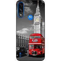 Оригинальный силиконовый чехол Case для Motorola Moto E7i Power с картинкой Лондон