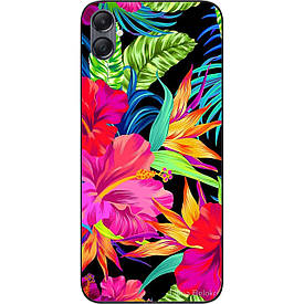 Силіконовий чохол Case для Samsung Galaxy A05 з картинкою Яскраві квіти