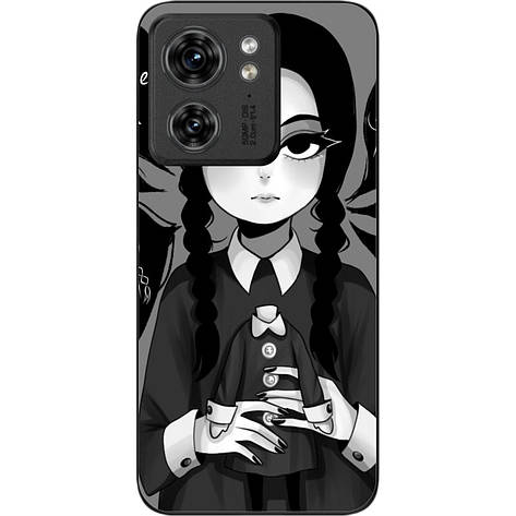 Силіконовий чохол Case для Motorola Edge 40 з картинкою Уенсдей, фото 1