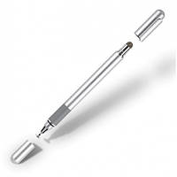 Стилус универсальный SK 2 в 1 Capacitive Drawing Point Ball Silver (1005001657604970) Sava Family