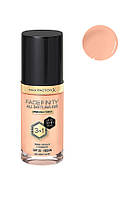 Max Factor Facefinity All Day Flawless 3-in-1 Foundation SPF20 Vegan Тональна основа (40C) Light Ivory