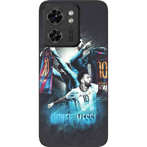 Силіконовий чохол Case для Motorola Edge 40 з картинкою Футбол Легендарний Мессі, фото 1