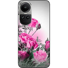 Силіконовий бампер Case для Oppo Reno 10 5G / 10 Pro 5G із зображенням Рожеві троянди
