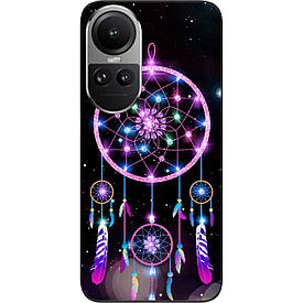 Силіконовий чохол Case для Oppo Reno 10 5G / 10 Pro 5G з картинкою Ловець снів на чорному тлі