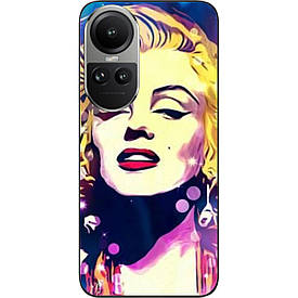 Силіконовий чохол Case для Oppo Reno 10 5G / 10 Pro 5G з картинкою Монро