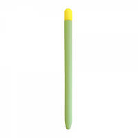 Чехол TPU Goojodoq Matt 2 Golor для стилуса Apple Pencil 2 Green/Yellow (1005002071193896GY) Sava Family