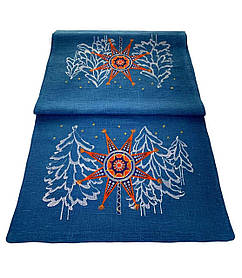 Доріжка вишита "Різдвяна зірка" (1,4м.*0,48м.)