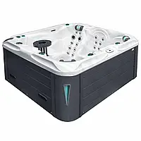 Гидромассажный бассейн Passionspas Pleasure (215х200х91 см), Серебристо-белый