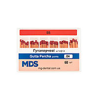 Гуттаперчевые штифты стоматологические MDS кон. 04 55