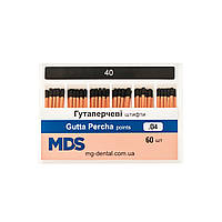 Гуттаперчевые штифты стоматологические MDS кон. 04 40