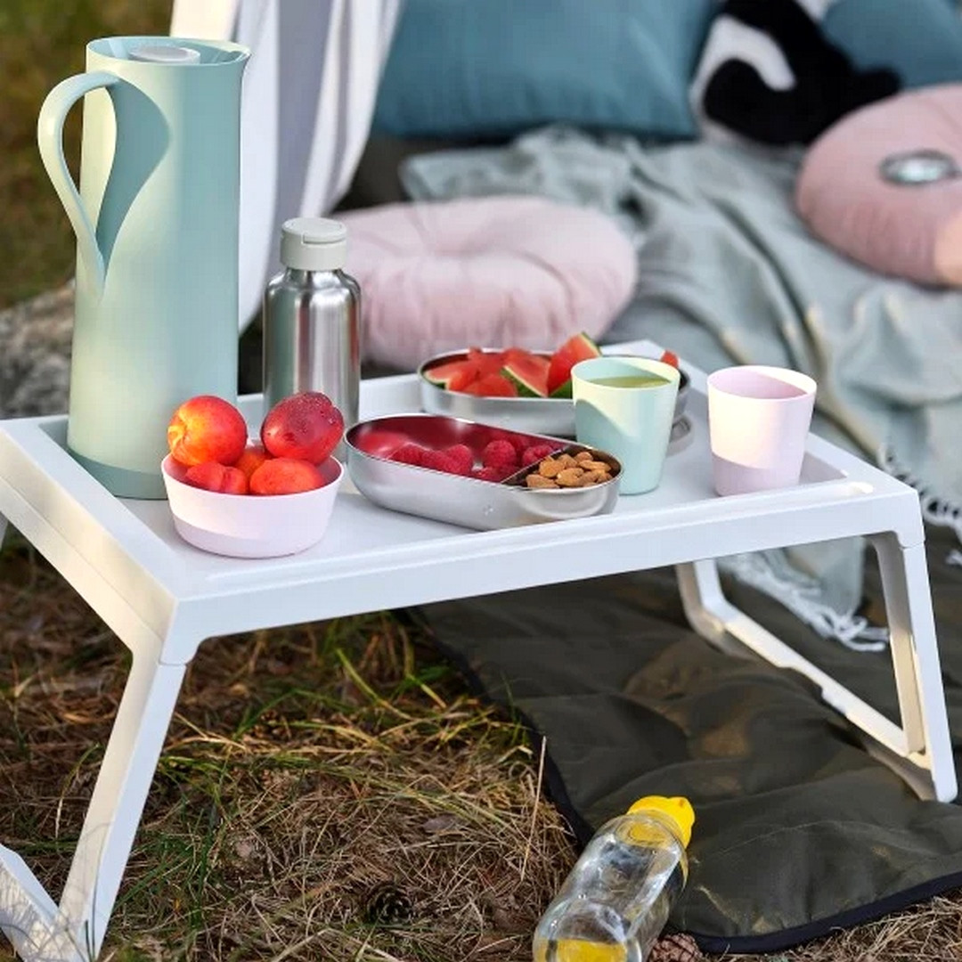 Стіл таця пластикова IKEA, столик таця пластиковий, Столик для сніданку ікеа, IOL