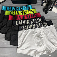 Набор мужских трусов Calvin Klein 5 шт, Брендовые мужские трусы боксерки Calvin Klein