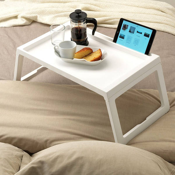 Столик для завтрака/поднос деревянный/для ноутбука/Поднос на ножках/Поднос