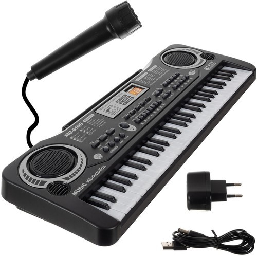 Синтезатор із мікрофоном 61 клавіша Electronic Keyboard Kruzzel  22415 Польща, фото 1