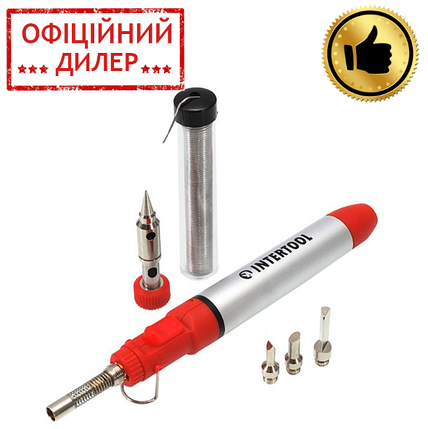 Микрогорелка INTERTOOL GB-0005 з комплектом аксесуарів, фото 2