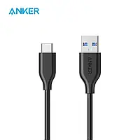 Кабель Anker Powerline USB 3.0 to USB-C 0.9 м Чорний / Оригінал