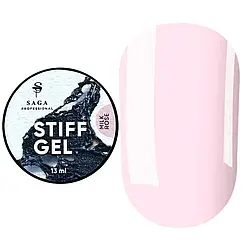 SAGA professional Гель для нарощування Jelly Gel STIFF Milk Rose №3 (молочная роза), 13 мл