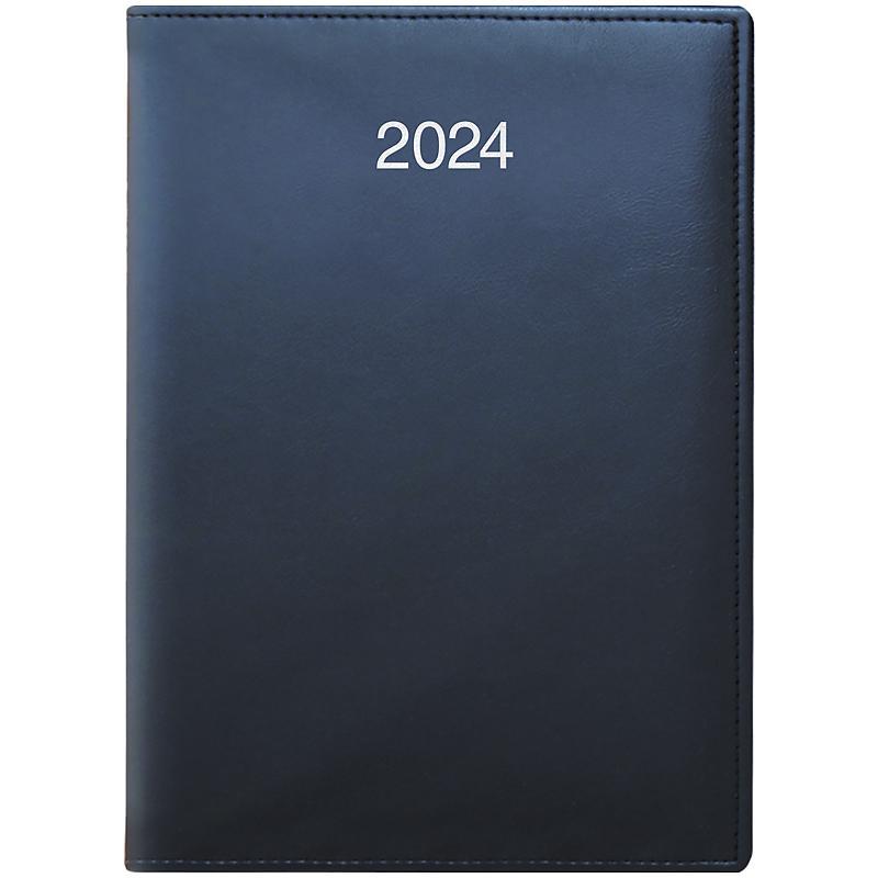 Щоденник датований 2024 Brunnen Soft А5 синій