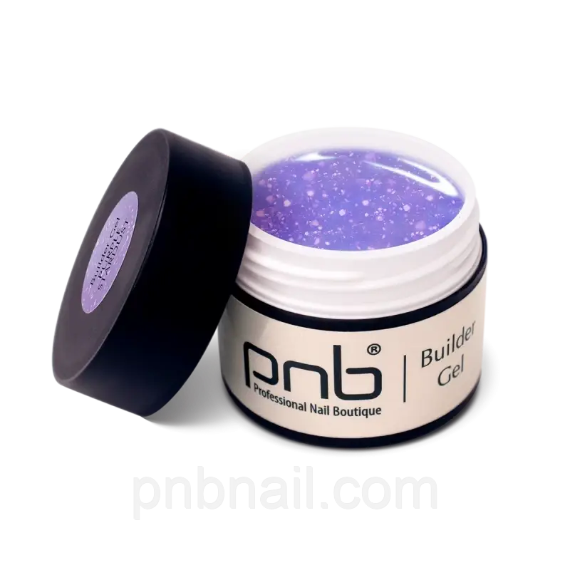 UV/LED Builder Gel, Purple Stardust - 5мл,15 мл