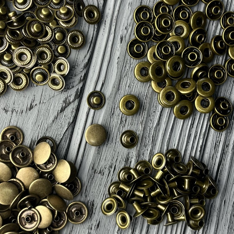Кнопка 12,5 мм Антик (у пакованні 720 штук) НЕРЖ