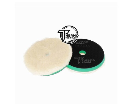 Thermo Microfiber Pad, green Ø 140/30/125 Пад з м-фібр на зеленому, жорсткому термо поролоні (РОТОР)