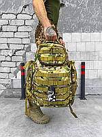 Рюкзак тактический 35 л, штурмовой рюкзак зсу, армейский рюкзак мультикам, военный рюкзак камуфляжный